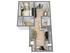 1 Bedroom Floor Plan