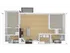 2 Bedroom Floor Plan