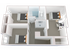 3 Bed, 1.5 Bath: 2nd Floor