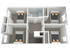 4 Bed, 2 Bath, Style B: 2nd Floor