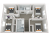 4 Bed, 2.5 Bath: 2nd Floor