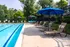 Swimming pool with lounge chairs