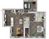 Walnut 3D Floor Plan