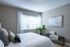bedroom with large window view