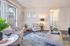 Concord, CA, Apartments for Rent - Diablo View & Villa Diablo - Spacious Living Room with Chairs, Decorative Area Rug, Vinyl Flooring, High Ceiling, Air Conditioner and Access to Patio