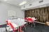 Study room with tables and chairs