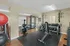 Work out bench with free weights