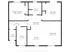 2x1 plus den floor plan drawing