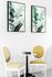 1810 The Social, interior, table and chairs, white, yellow, and green decor