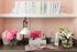 1810 The Social, interior, counter, shelf, pink wall, books, flowers, lamp, book, picture