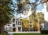 1800 The Ivy, exterior, white and gray buildings, three levels, balconies, palm trees, grass, volleyball court