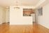 Dining Room with chandelier hardwood floors and breakfast bar
