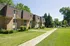 Exterior Brick Apt Building entryways and pool