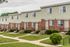 exterior brick townhome. entry to townhome