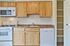 One bedroom maple kitchen