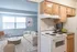 Kitchen. Living Room with Hardwood Floors