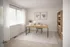 Home Office or Flex Space. Desk, Bookcase storage. Basket.