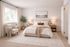 Bedroom with plush carpet