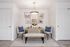 Dining room with picture wall gallery