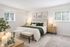 Bedroom with two windows