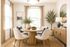 Dining room with double window exposure