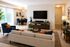 Foyer, living room, and dining room