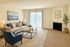 Living room with fireplace