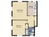 1 Bedroom Floor plan