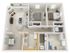 2 bedroom 1 bath 960sq ft