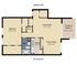 Oakland Hills 1 Bedroom floor plan
