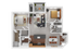 2 bedroom 2 bath (large)