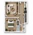 1 Bedroom Floor plan