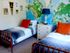 Child's Bedroom | 2 twin beds | World map wallpaper