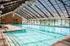 A large pool with a glass ceiling. | Schriever SFB, CO