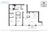 Domus 2D floor plan with 2 bedrooms, open kitchen, and spacious living area.