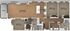Beautiful floor plan showcasing a spacious layout with three bedrooms, an expansive living/dining area, modern kitchen, two stylish bathrooms, and a welcoming patio/balcony.