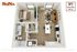 Modern 3D floor plan of SoNa Lofts showcasing a spacious 1-bedroom, 1-bath layout with an open-concept living area and contemporary kitchen in 700 sq ft.