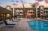 Poolside seating at Acero Harvest Station