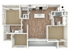 Steel furnished floor plan