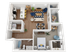 caspian floor plan 3d
