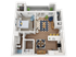 cambridge floor plan 3d