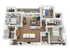 steel floor plan 3d