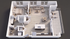 WonderBlock 3D Floor Plan Image - Frontier - One Bedroom, One Bathroom, 1,028 sqft.