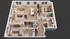 WonderBlock 3D Floor Plan Image - High Roller - Two Bedroom, Two Bathroom, 1,631sqft