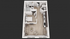 WonderBlock 3D Floor Plan Image - Gold - One Bedroom, One Bathroom Studio, 578 sqft.