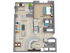 One Bedroom Apartment Floorplan - I STREET Modern Apartments - Bentonville Arkansas