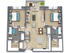 Two Bedroom Apartment Floorplan - I STREET Modern Apartments - Bentonville Arkansas