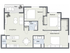 3 Bed - 3 Bath - 1100 sq. ft.