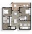 Brilliance 2-bedroom floor plan