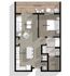 Stellar 1-bedroom floor plan